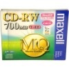 【アウトレット】マクセル CD-RW 700MB 1-4倍速 DirectCDフォーマット済 7mm厚ケース　10枚セット|CD-RW|アウトレット