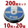 【200枚セット】MR.DATA DVD+R 4倍速対応 10枚 スピンドルケース入り 10枚 x 20個 (アウトレット)**|DVD+R|アウトレット