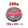 【アウトレット】まとめ買い！箱売り品 MR.DATA アナログ録画・データ用 DVD-RW 4.7GB 2倍速 スピンドルケース入り 10枚 x 20個(200枚)セット**|DVD-R アナログ録画
