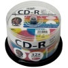 【500枚セット】HIDISC 音楽用CD-R 80分 700MB 32倍速対応 50枚×10パック スピンドルケース入り インクジェットプリンタ対応 ワイドプリンタブル HDCR80GMP50|CD