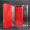 カセット用プラケース【イタリア製】10本セット　色：カバーリングレッド/クリア|カセットテープ部材|音響アクセサリー、サウンド関連