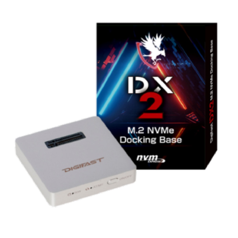 Digifast ドッキングベース(大多用ドッキングステーションORドッキングハブ),USB3.2 GEN2 Type-C (10 Gbps),ポータブルデザイン -Silver DX2-S
