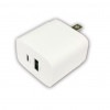【アウトレット特価】USB PD・QC対応 Type-C+USB-A 20W AC充電器 アダプター PDUS2P20WH [返品交換不可]|AC式充電器|スマホ関連