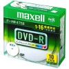 マクセル データ用DVD-R 4.7GB ワイドプリンタブル 5mmスリムケース DR47WPD.S1P10S A 1パック(10枚)|DVD|記録メディア