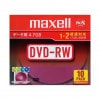 【お取り寄せ商品】maxell DVD-RW データ用 4.7GB 1-2倍速対応 10枚 5mmslimカラーケース入り カラーミックスプリンタブル DRW47MIXB.S1P10S A|DVD|記