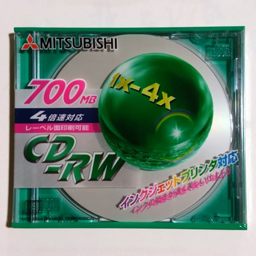 【50枚まとめ買い】【アウトレット】三菱化学メディア CD-RW 4倍速対応 700MB インクジェットプリンタ対応 1枚×50