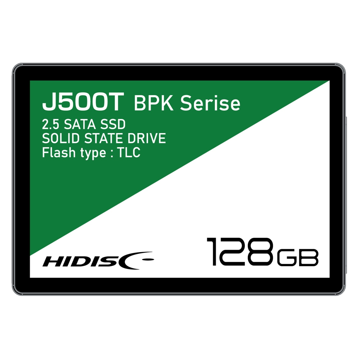 HIDISC 2.5inch SATA SSD TLC 128GB HDJ500T-BPK128SSD Bulk Phison/KIOXIA BICS 