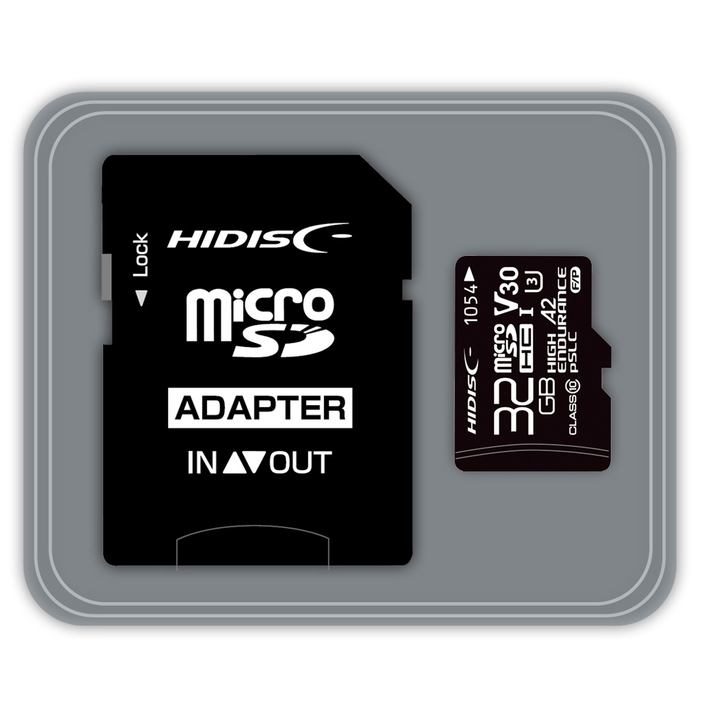 HIDISC 産業向けpSLC microSDHC 32GB メモリーカード HDMCSDHC32GPKPSL|microSDカード|メモリカード