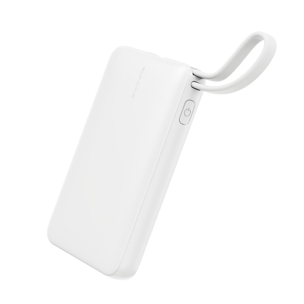 HIDISC リン酸鉄 5000mAh 急速充電 モバイルバッテリー ホワイトHD-MB5000CRSLSWH|モバイルバッテリー|モバイルバッテリー・エナジー製品