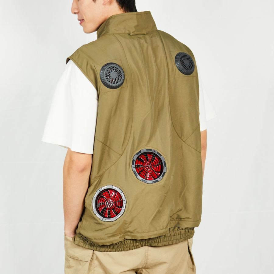 【冷暖両用】ペルチェ 冷暖房ベスト 12V対応｜背中を直接冷却＆加熱！現場・アウトドアに最適な高機能ベスト