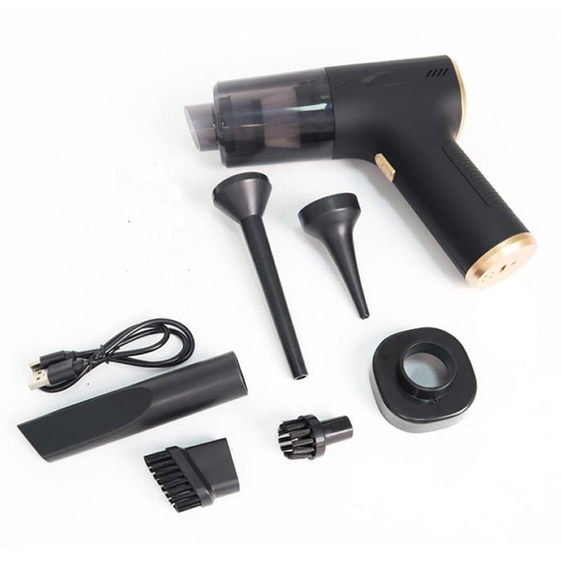 コードレス車載掃除機 軽量コンパクト＆強力吸引 4600Pa ハンディクリーナー（ブラック）