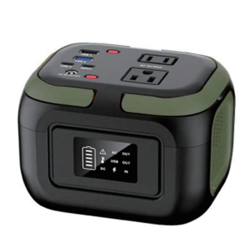 防災対策用品　ポータブルパワーステーション　HD-PPSG120