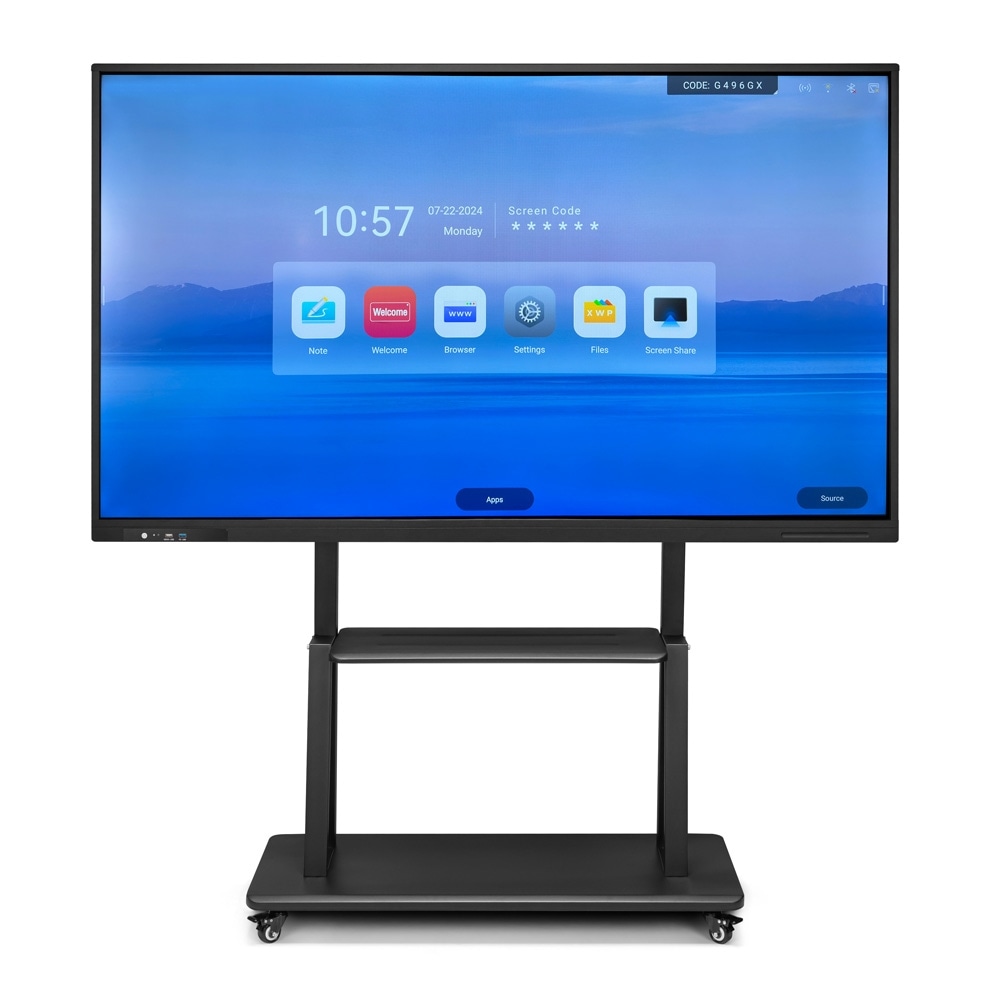 インタラクティブスクリーンホワイトボード｜4K高画質・デュアルシステム搭載・98インチ超大型タッチパネル