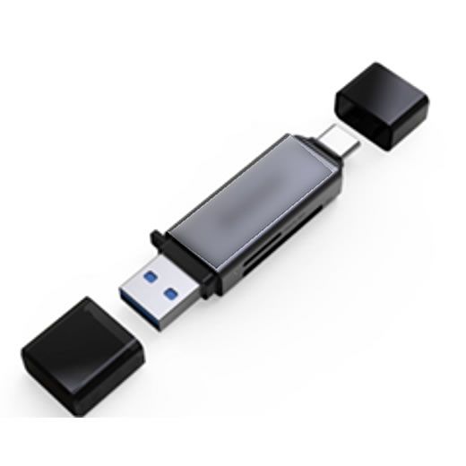 USB-A/C対応 SDカード・microSDカードリーダー 高速UHS-I対応 アルミボディ 軽量設計