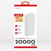 HIDISC PD20W急速充電対応 モバイルバッテリー 20000mAh ホワイト 大容量・3台同時充電対応モデル HD4-MBTC20KPD20WH|モバイルバッテリー|モバイルバッテリー・エナジ
