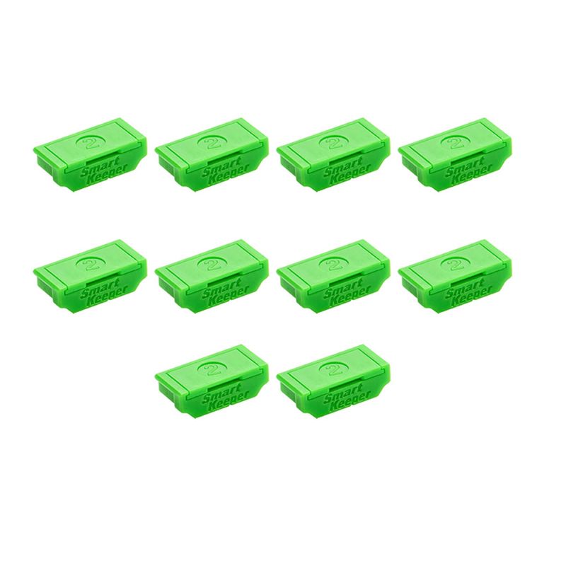 HIDISC SmartKeeper ESSENTIALシリーズ HDMIポートロックｘ10　グリーン HDHMD04P1