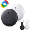 【50個セット】Android用 Find My スマートトラッカー ブラック キーホルダーケース付 HD-TAGHB15BK|エアタグ|スマホ用品
