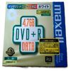 maxell DVD+R データ用 4.7GB 4倍速対応 1枚 ジュエルケース入 ホワイト ノーマルエリア インクジェットプリンタ対応|DVD|記録メディア