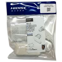 【リファービッシュ】 HIDISC バッテリー内蔵ケース付 WIRELESS STREO Bluetoothイヤホン 通話可能 R-HDBT34WH