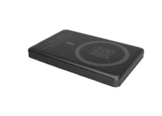 HIDISC リチウムイオン全固体電池 モバイルバッテリー8000mAh ブラック