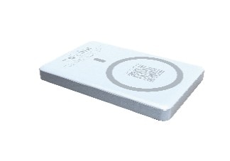 HIDISC リチウムイオン全固体電池 モバイルバッテリー8000mAh パステルブルー