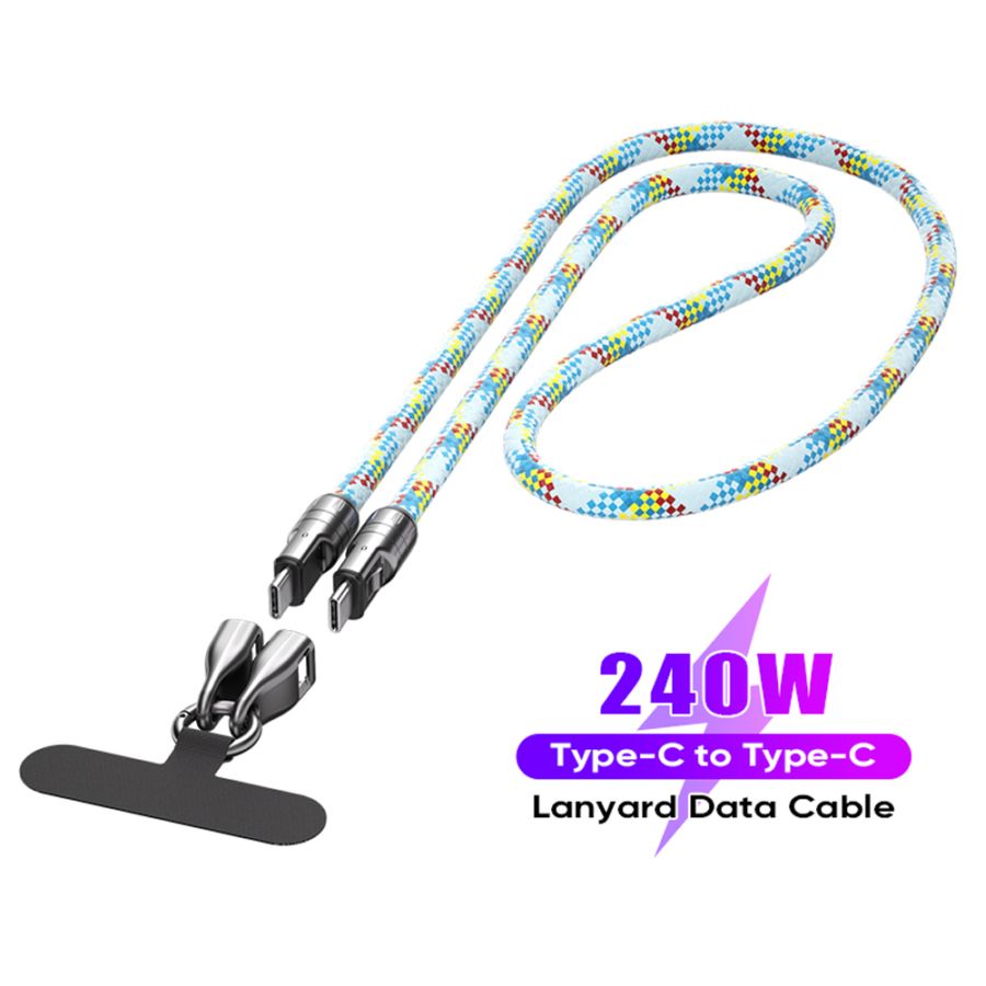 HIDISC Type-C to Type-C PD240W　ストラップケーブル 120cm