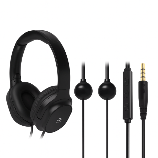 High Quality電磁波遮断有線ヘッドホン　HD-FC08-C-4P