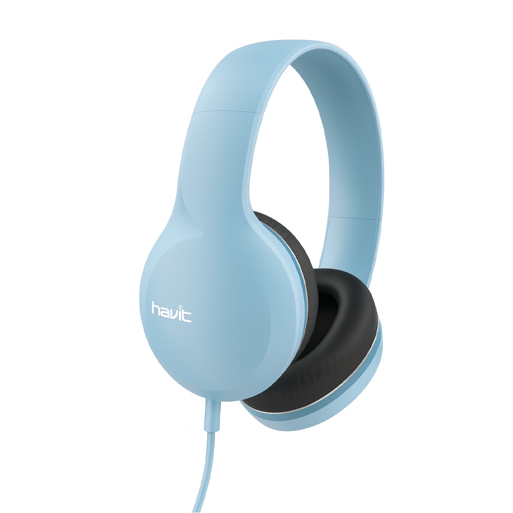 有線ステレオ ヘッドホン (マイク付き)　HD-H100d-LB