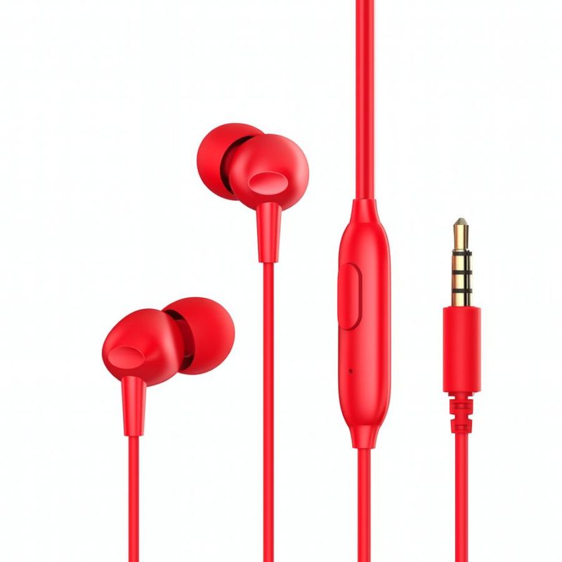 カナル型 有線インイヤー イヤホン　HD-GT-E48P-RD