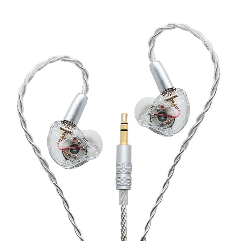 10mmバイオメンブレンドライバー搭載 MMCX交換式 インイヤーモニターイヤホン　HD-PR-MX03A-WT