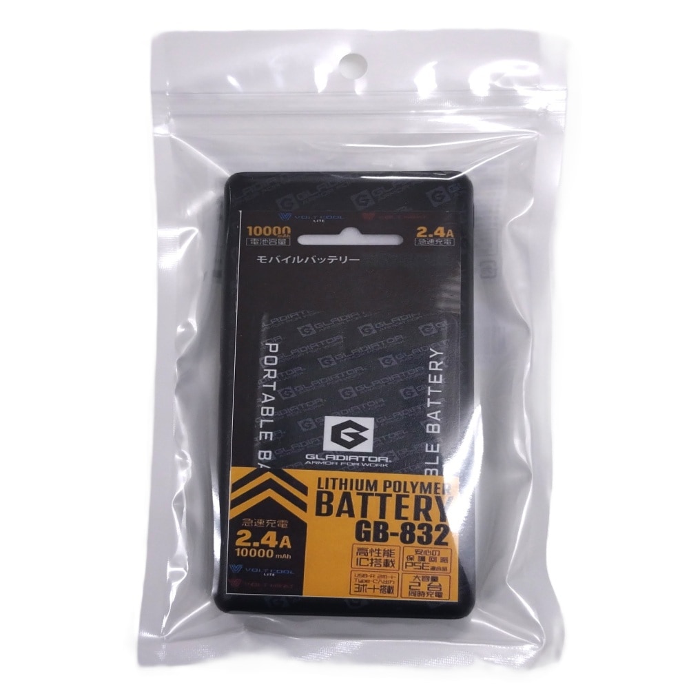 【リファービッシュ】HIDISC モバイルバッテリー10,000mAh  R-GB-832