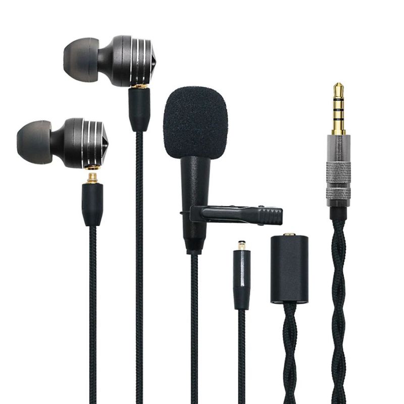 HIFIイヤホン 有線ヘッドホン マイク付き ノイズキャンセリング インイヤーヘッドセット　HD-PR-LS100P-M