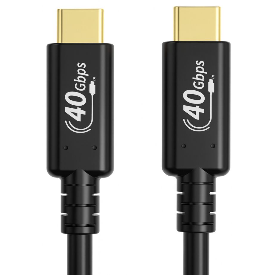 USB TYPE-C ケーブル USB4 Gen3 30AWG 40Gbps 240W 1m　HD-USB4GEN3240W1m