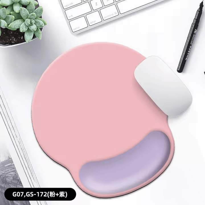 リストレスト付 エルゴノミクス マウスパッド　HD-MPGS-172(PKxPL)