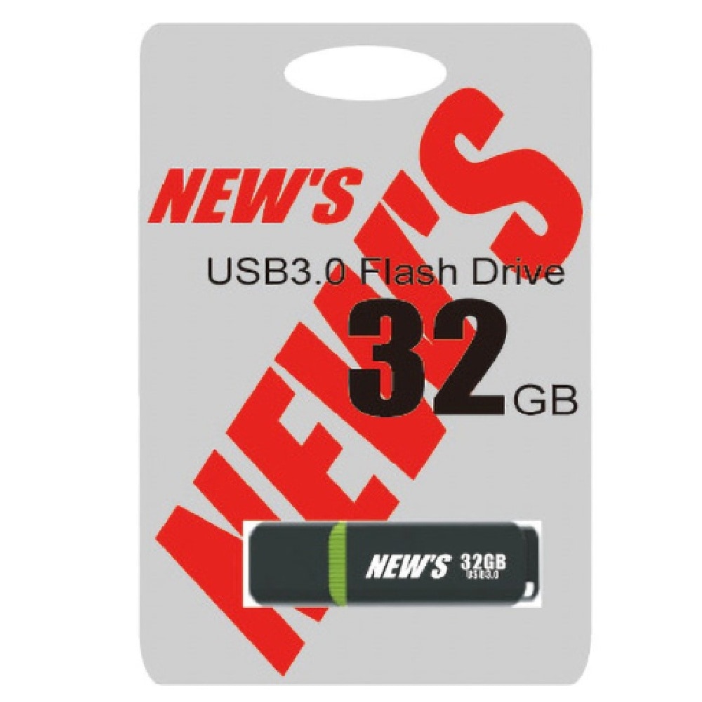 NEW'S Flash memory USB3.0メモリ32GB キャップモデル