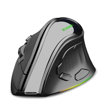 RGBバックライト 搭載 ワイヤレス 縦型マウス　Mouse158