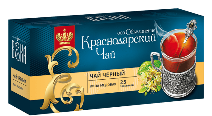 リンデンハニー入り紅茶 クラスノダールティーティーバッグ25包 RS-BTLH25P