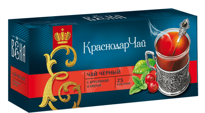コケモモ（リンゴンベリー）＆ミントブレンド紅茶 クラスノダールティー25包 RS-BTLM25P