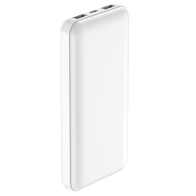 コンパクト＆スリム モバイルバッテリー10000mAh ホワイト HD4