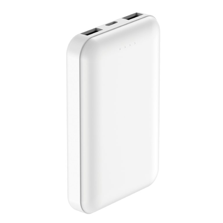 コンパクト＆スリム モバイルバッテリー5000mAh ホワイト HD4