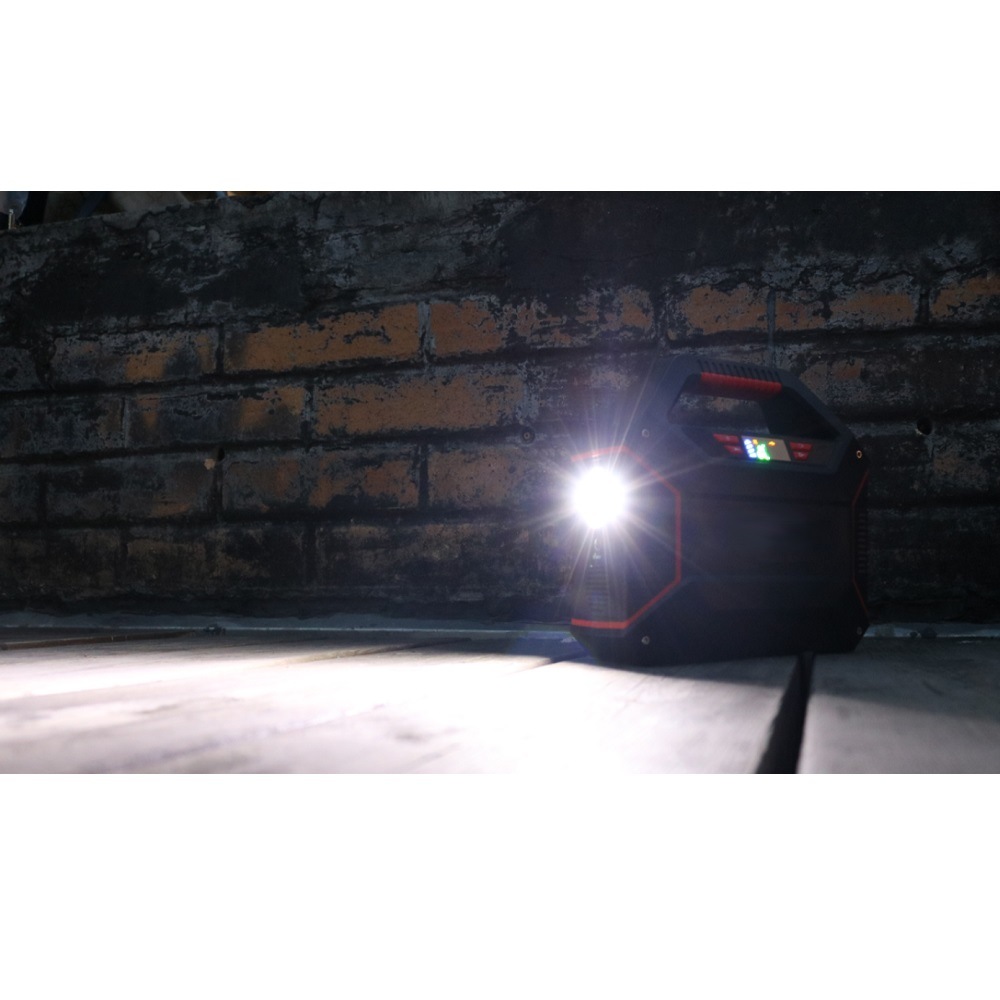 HIDISC DC出力端子を3つ備えたアウトドアのキャンプに最強なポータブルバッテリー 155Wh QC3.0対応 42000mAh 重量1.7kg ポータブルステーション S365