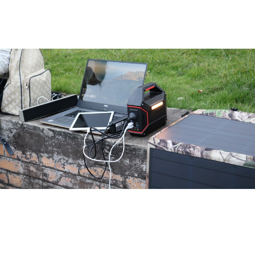 HIDISC DC出力端子を3つ備えたアウトドアのキャンプに最強なポータブルバッテリー 155Wh QC3.0対応 42000mAh 重量1.7kg ポータブルステーション S365