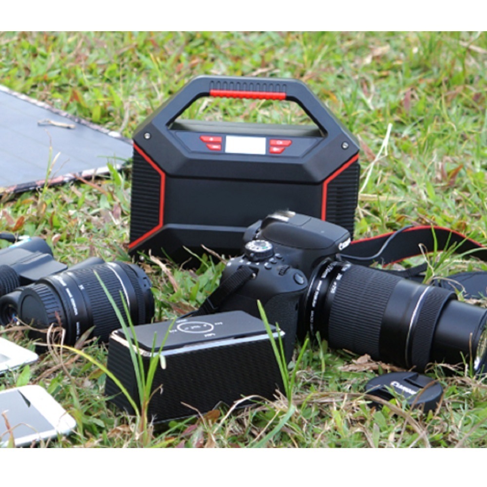 HIDISC DC出力端子を3つ備えたアウトドアのキャンプに最強なポータブルバッテリー 155Wh QC3.0対応 42000mAh 重量1.7kg ポータブルステーション S365