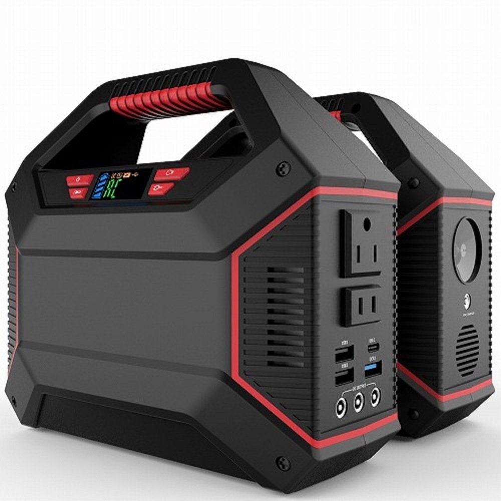 HIDISC DC出力端子を3つ備えたアウトドアのキャンプに最強なポータブルバッテリー 155Wh QC3.0対応 42000mAh 重量1.7kg ポータブルステーション S365