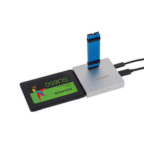PORTABLE M.2/SSD ALL-IN-ONE EXTERNAL DOCKING BASE ポータブルM.2/SSDオールインワン外部ドッキングベース -Silver DX3-S