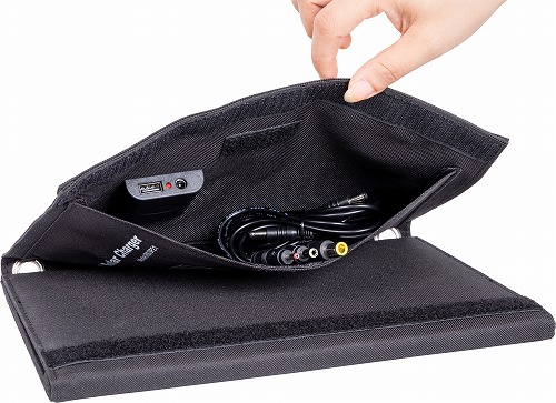 HIDISC ポータブルステーションSシリーズ用 USB 21W 3面 ソーラーパネルセット (オプション製品)