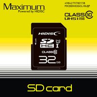 HIDISC SDHCカード 32GB CLASS10 UHS-1対応 MXSDH32GCL10UI[M便1/2]