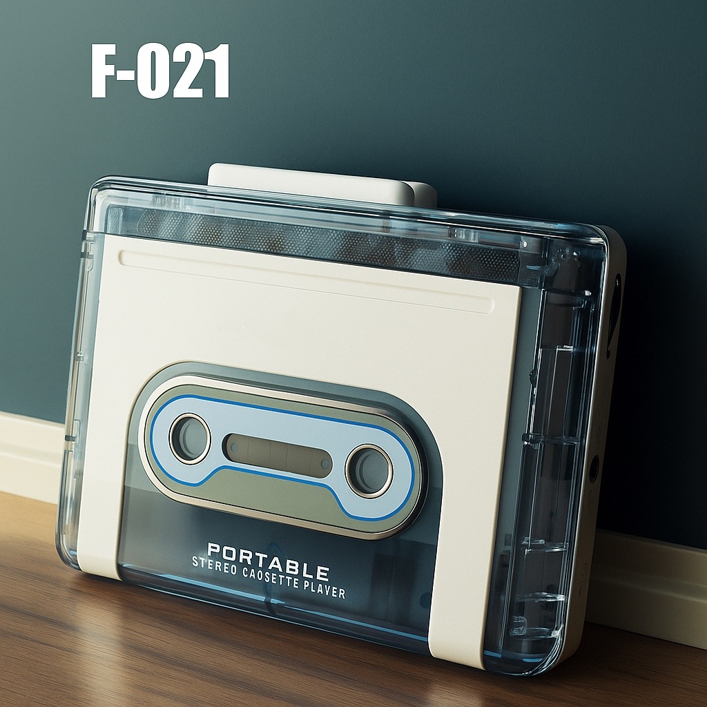 LEDモニター搭載ポータブルカセットレコーダー　F430ACPWLD