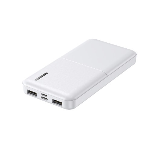 HIDISC コンパクトスリム急速充電 モバイルバッテリー 10000mAh ホワイト HD-MB10000TAWH