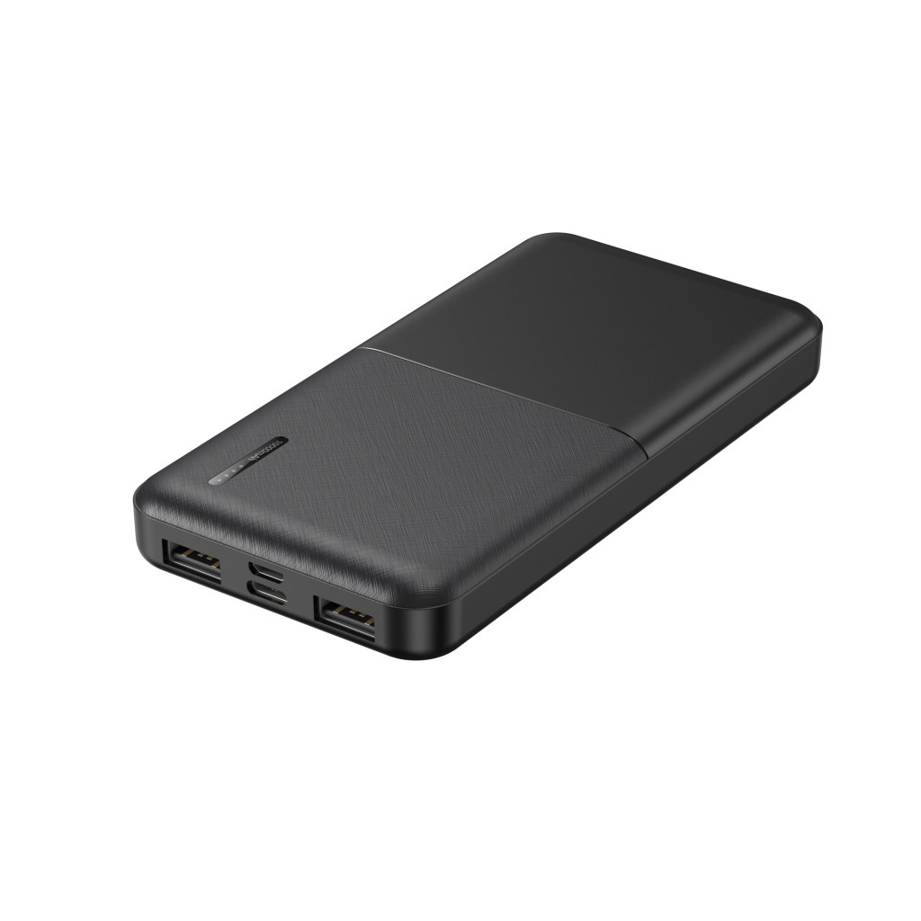 HIDISC コンパクトスリム急速充電 モバイルバッテリー 10000mAh ブラック HD-MB10000TABK